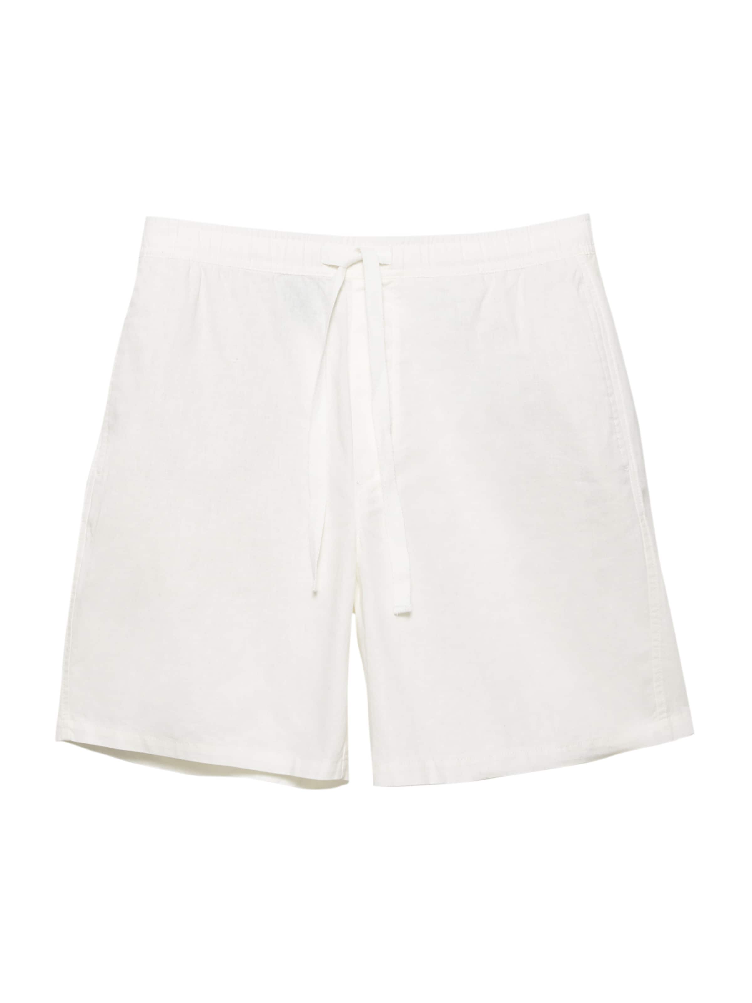 Pull&Bear Trousers in White: front