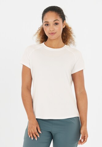 Athlecia T-Shirt 'Gaina' in Weiß: Vorderseite