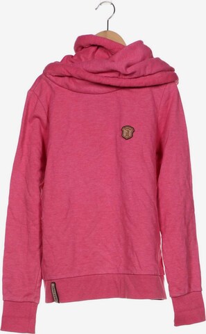 naketano Sweatshirt & Zip-Up Hoodie in L in Pink: front
