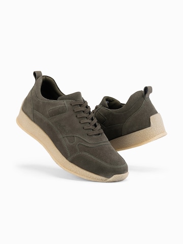 Ombre Platform trainers in Green