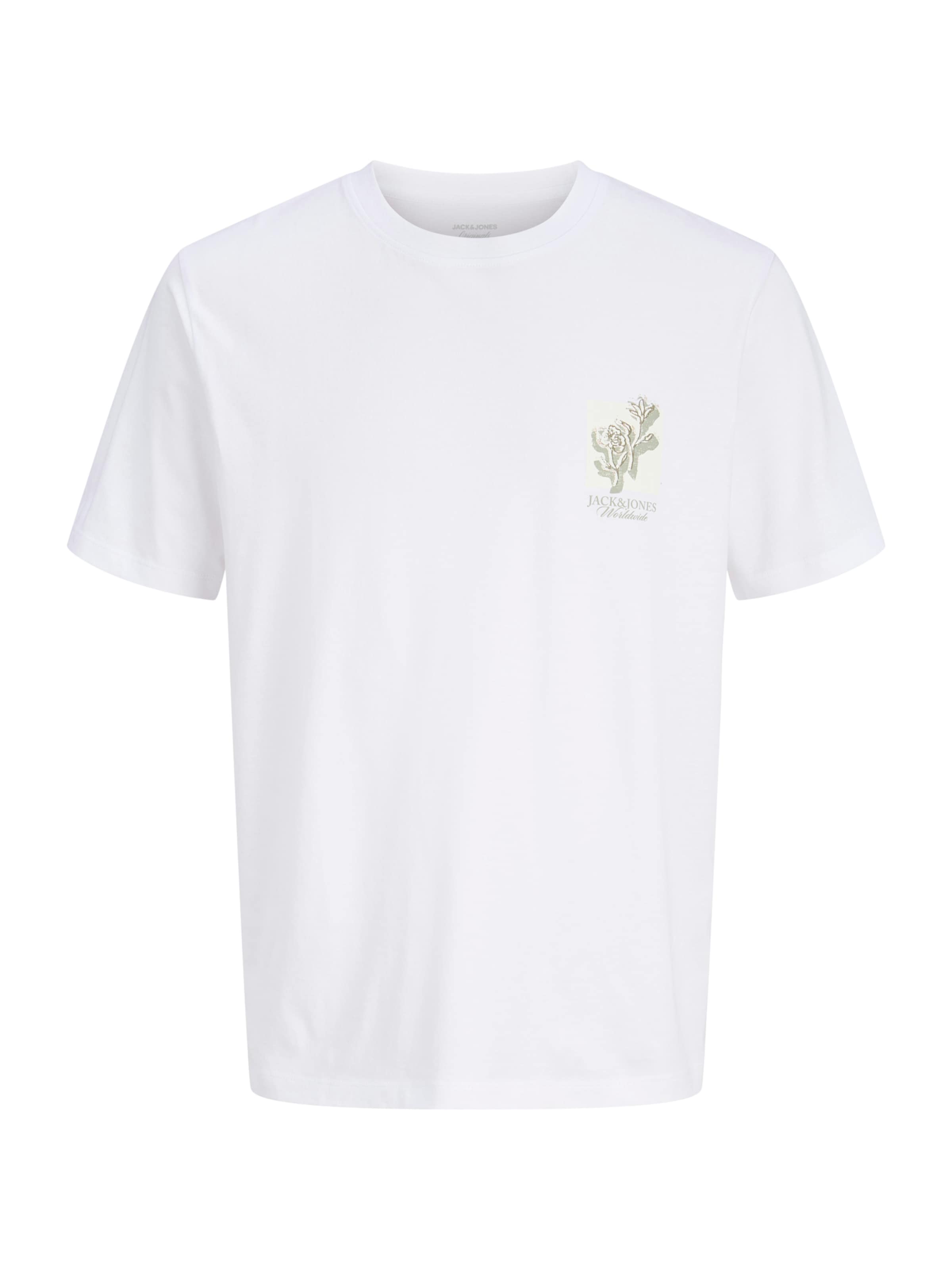 Maglietta 'JORMONTAUK' di Jack & Jones Junior in bianco: frontale