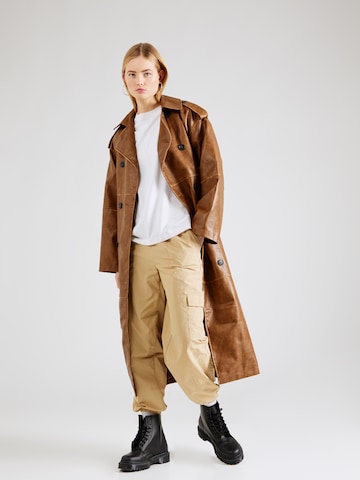 ABOUT YOU Regular Cargo Pants 'Emma' in Beige