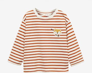 Tricou 'GUINEU' de la MANGO KIDS pe bej: față