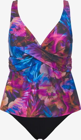 Ulla Popken T-shirt Swimsuit in Mixed colors: front