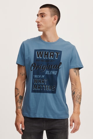 BLEND T-Shirt in Blau: predná strana