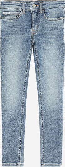 Calvin Klein Jeans Teksapüksid sinine teksariie / must / valge, Tootevaade