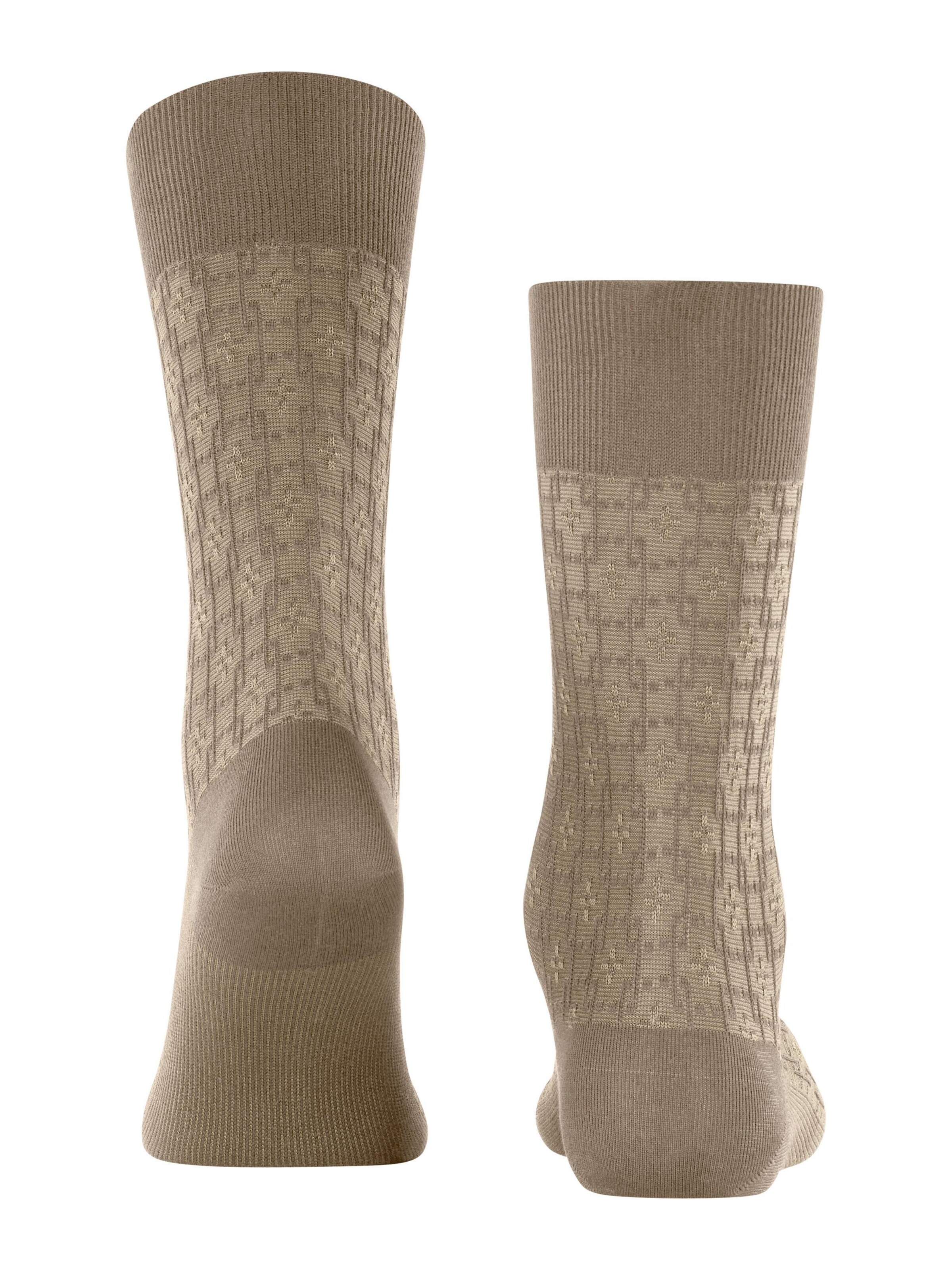 FALKE Socks 'Artwork Tie' in Beige