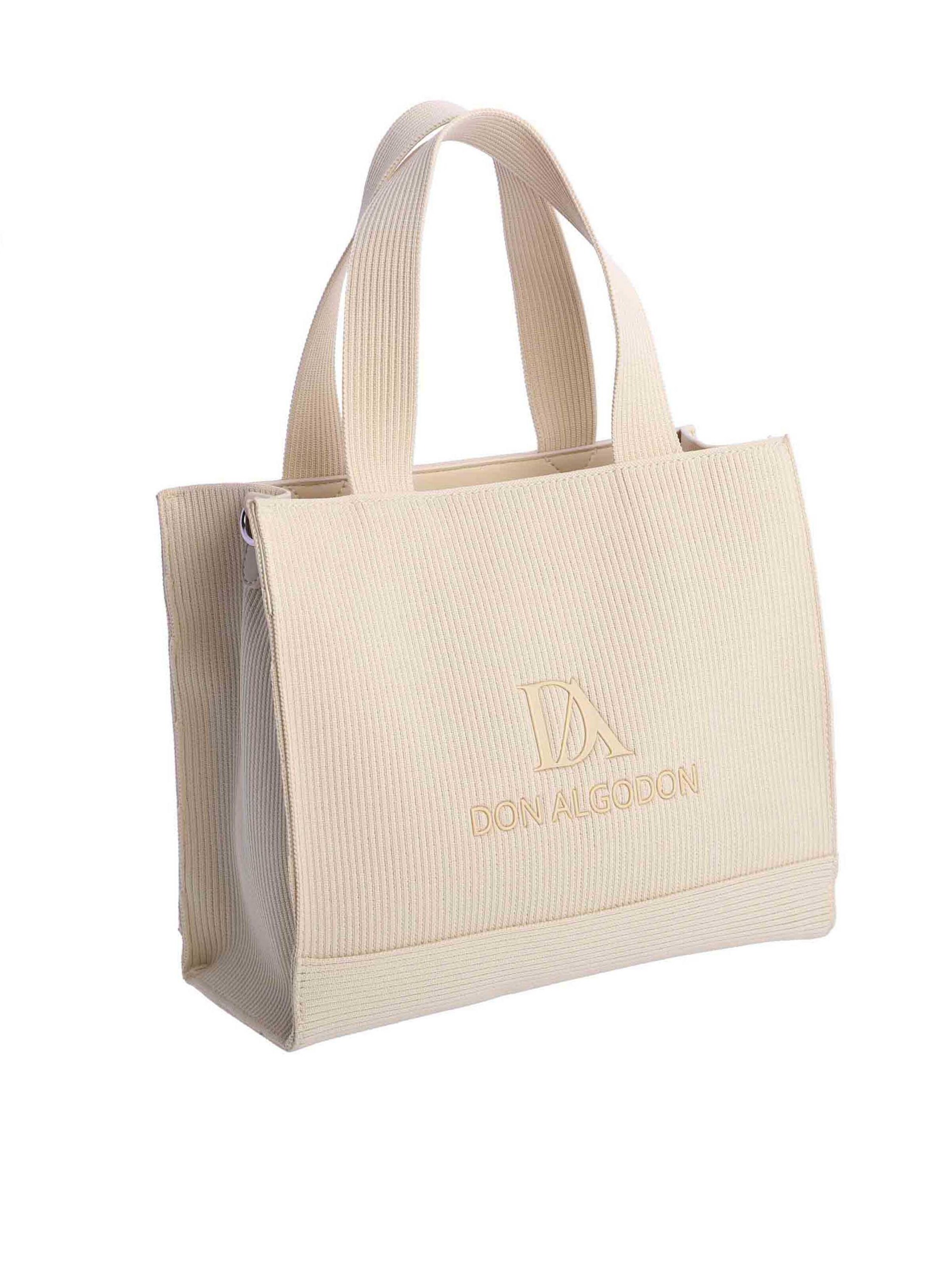 Don Algodon - Bolso de mano 'Kos' en blanco