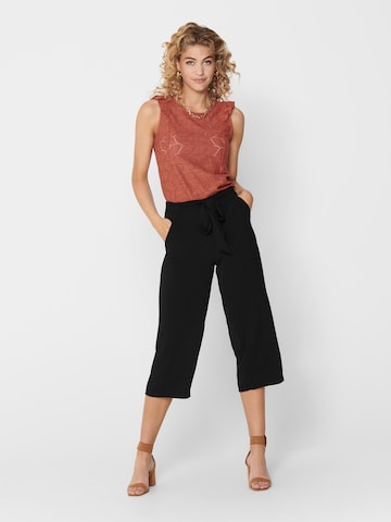 ONLY Wide leg Pleat-Front Pants 'Winner' in Black