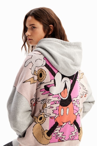 Desigual Sweatjacke 'Mickey Mouse' in Grau