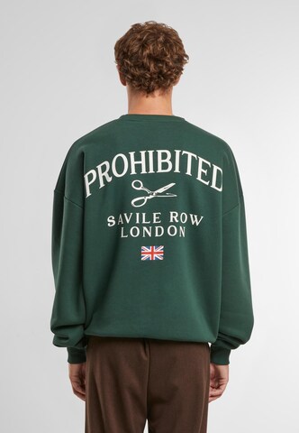Prohibited Свитшот 'Savile' в Зеленый: спереди
