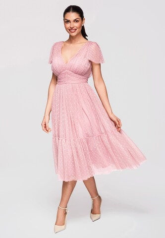 Ombre Abendkleid in Pink