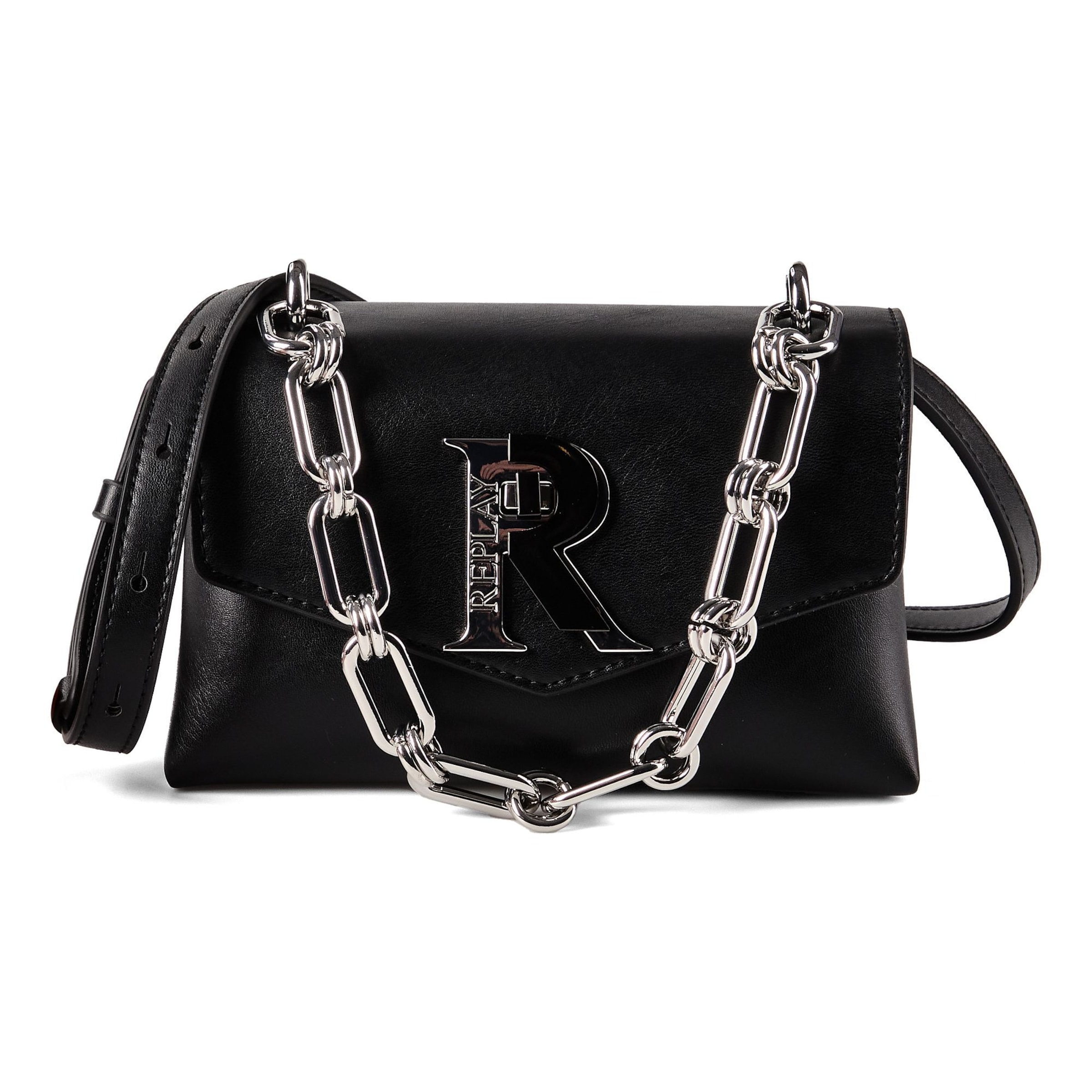 REPLAY Handbag 'Mini Bag' in Black: front
