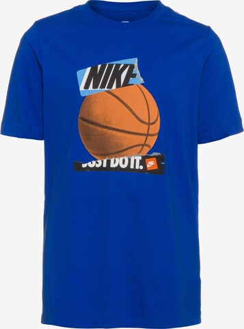 Nike Sportswear Performance Shirt in Blue: front