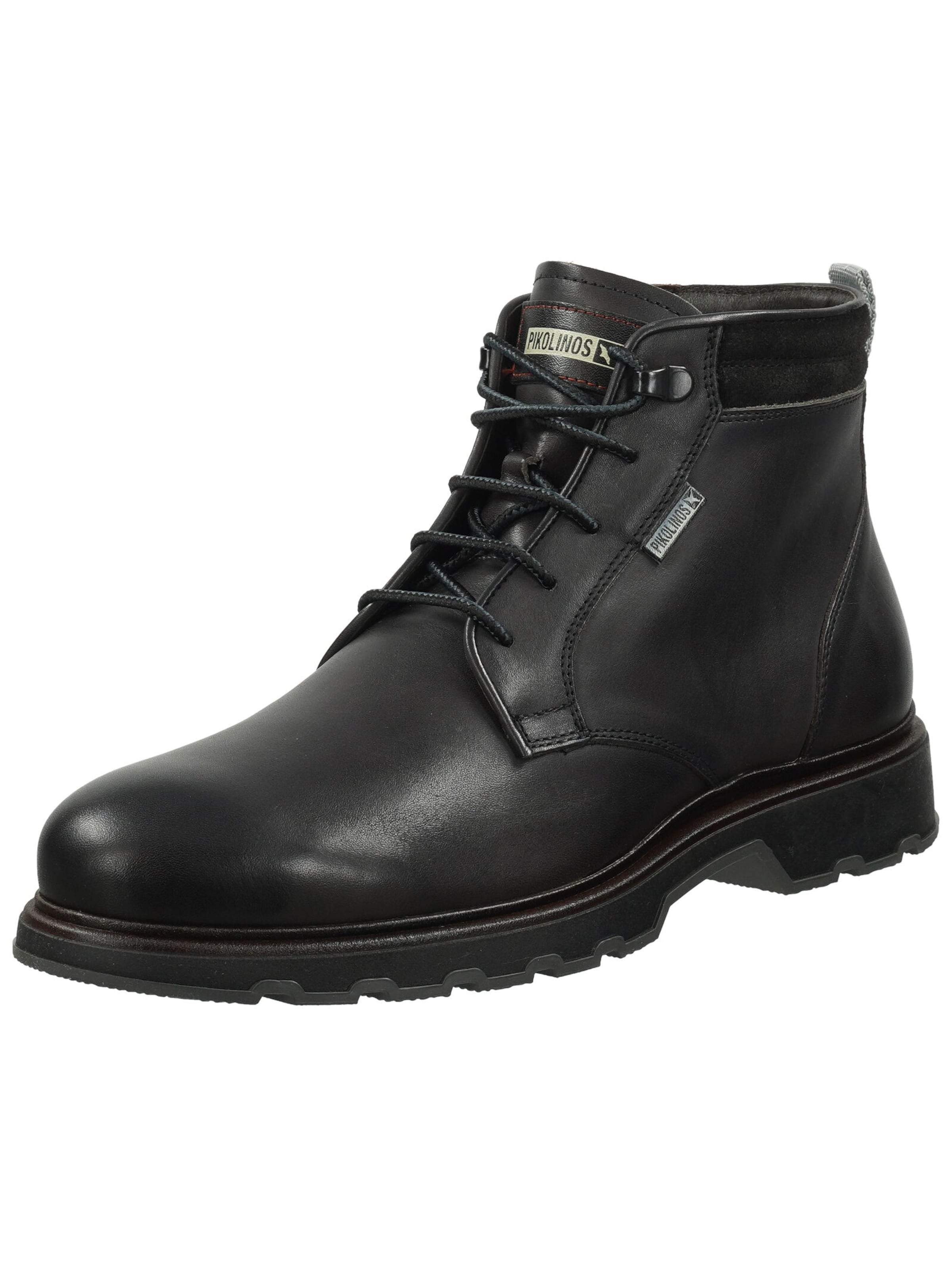 PIKOLINOS Lace-up boots in Black: front