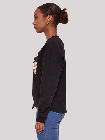 F4NT4STIC Sweatshirt 'Vogelnest Blumen' in Black