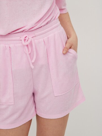 VILA Loosefit Broek 'LULE' in Roze