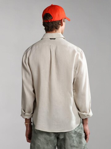 NAPAPIJRI Regular fit Button Up Shirt in Beige