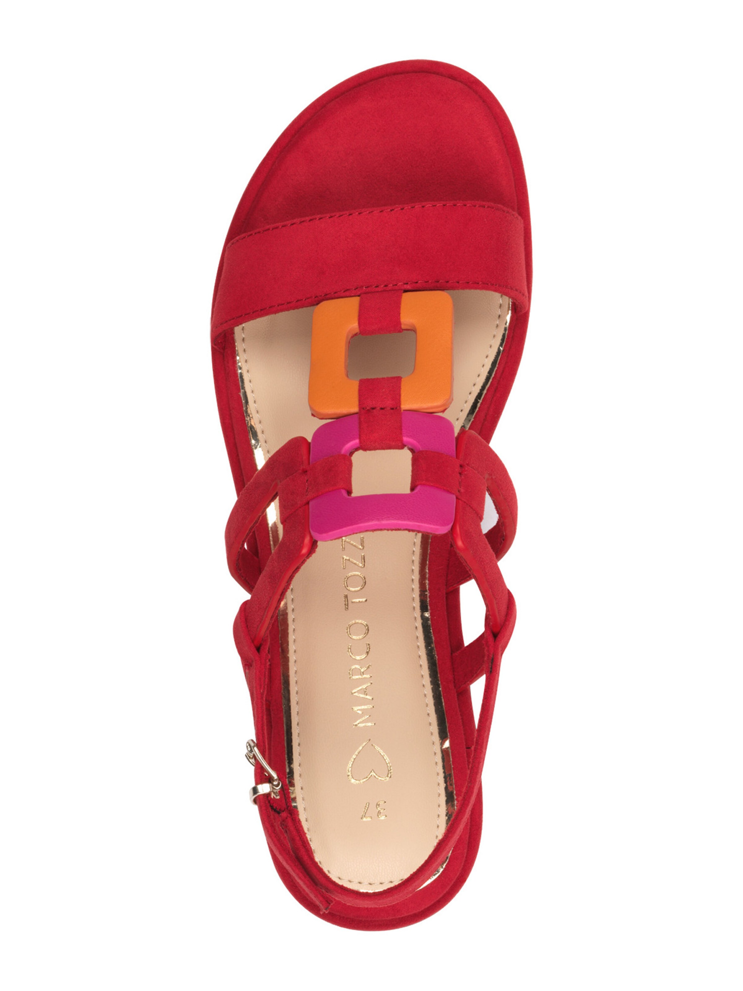 MARCO TOZZI Sandaler med rem i rød