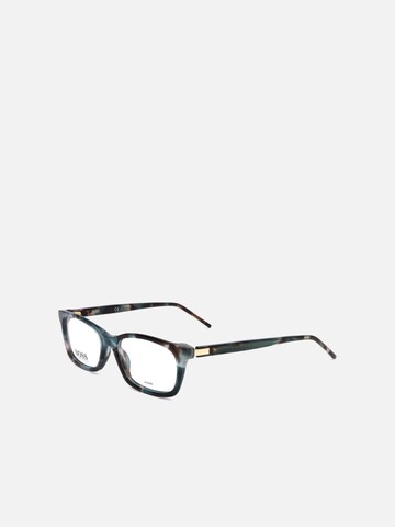 Lunettes de soleil 'Hugo Boss BOSS 1157 havana 52/16/145 Eyewear Frame' HUGO BOSS en bleu : devant