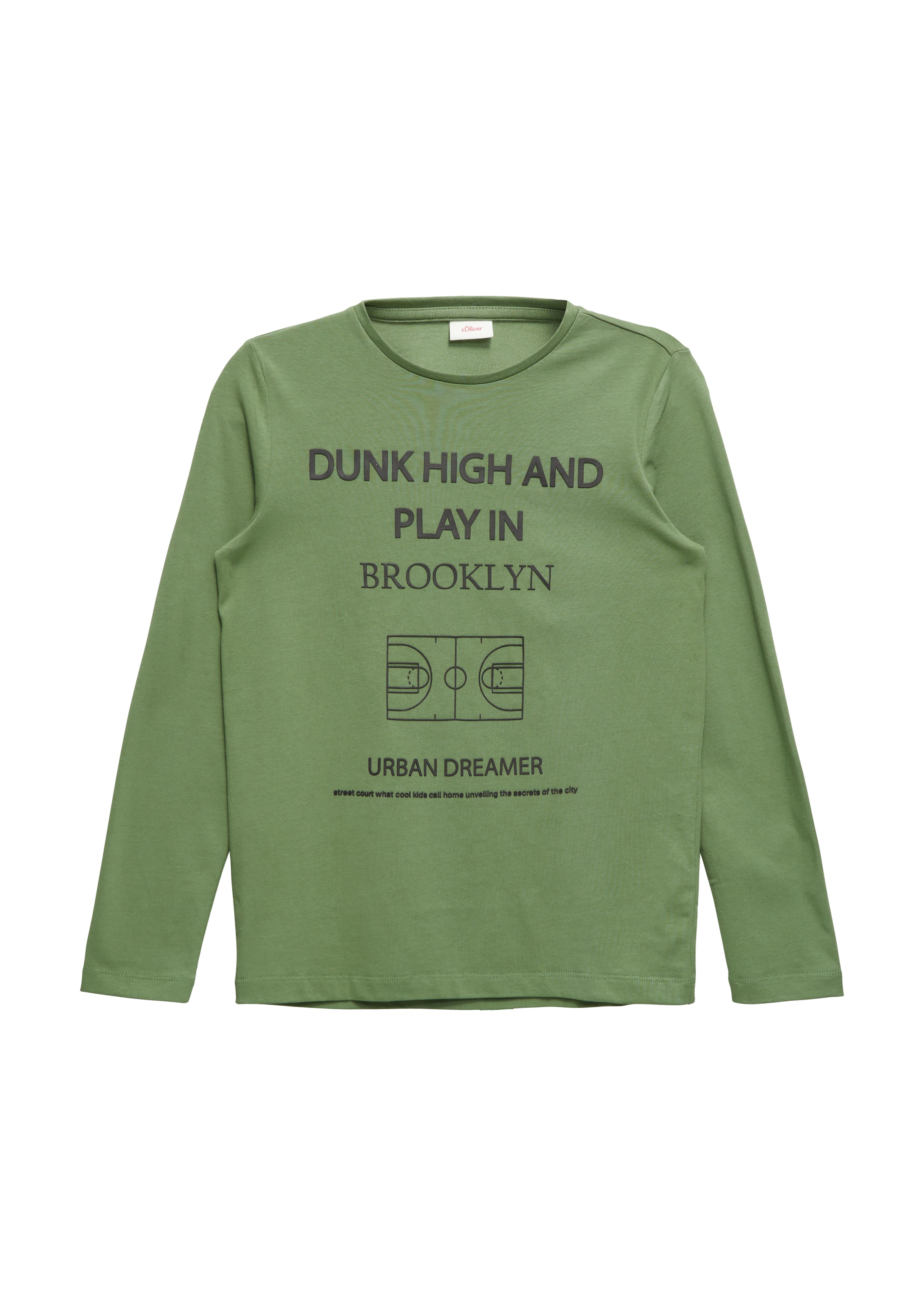 s.Oliver Shirt in Grün: Vorderseite