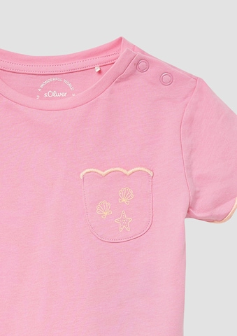 T-Shirt s.Oliver en rose