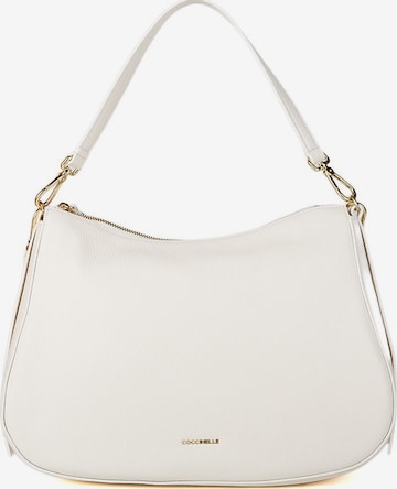 Coccinelle Handtasche 'Coccinelle Nory Handbag Grained Leather' in Weiß: Vorderseite