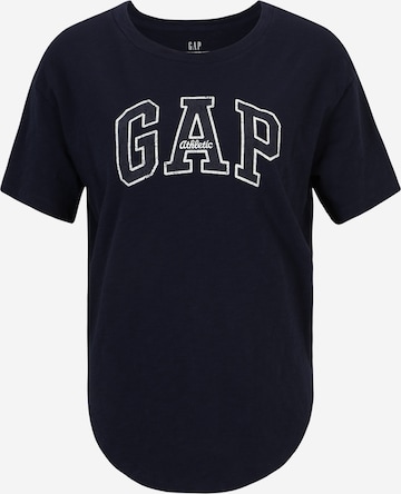 Gap Petite Shirt in Blue: front