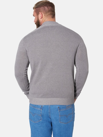 Jan Vanderstorm Pullover 'Benjas' in Grau