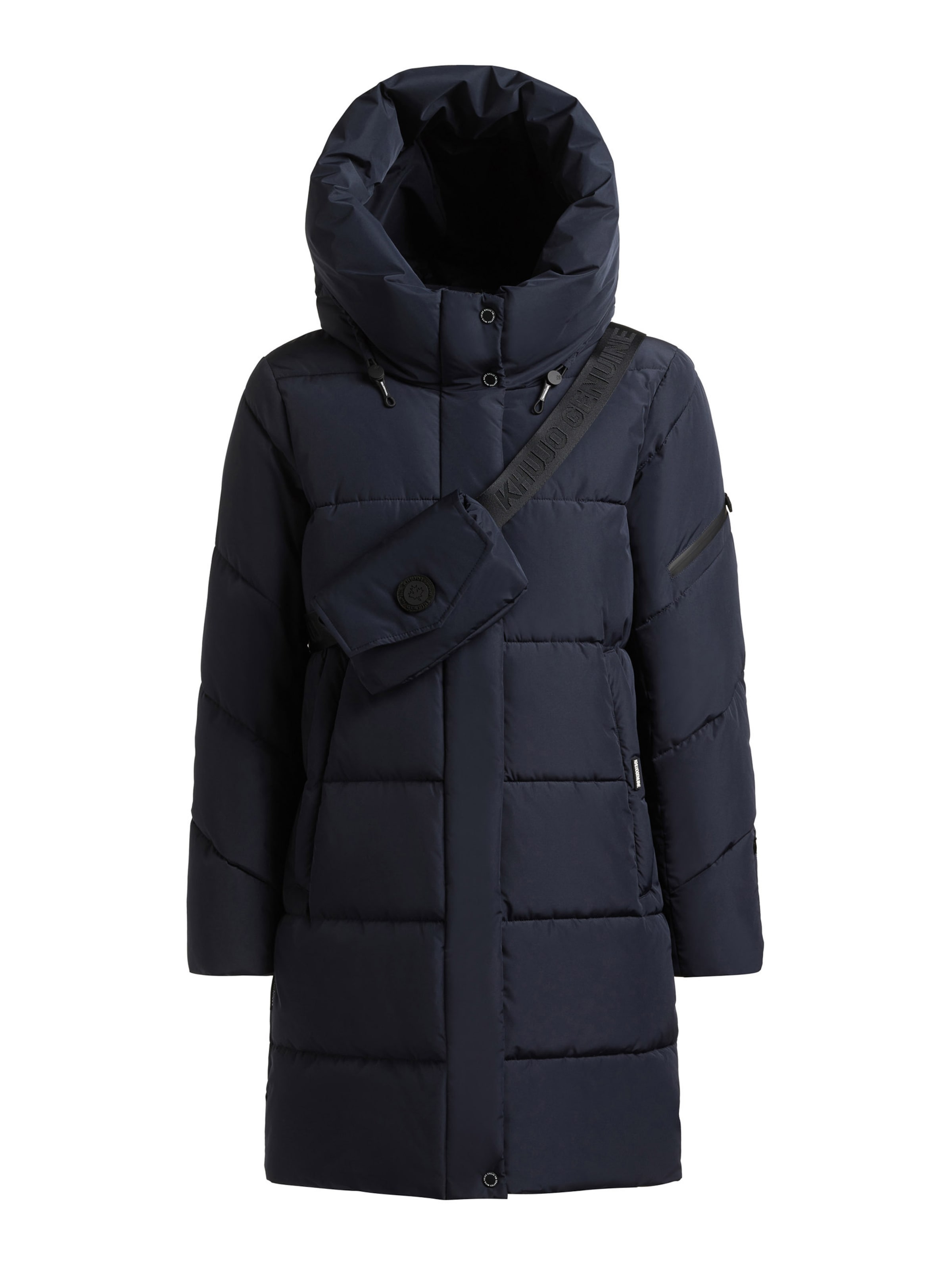 khujo - Sobretudo de inverno 'Emory' em azul: frente