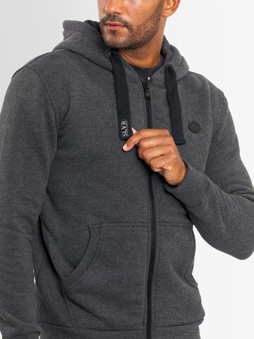 Alessandro Salvarini Sweatvest 'Lomborio' in Grijs