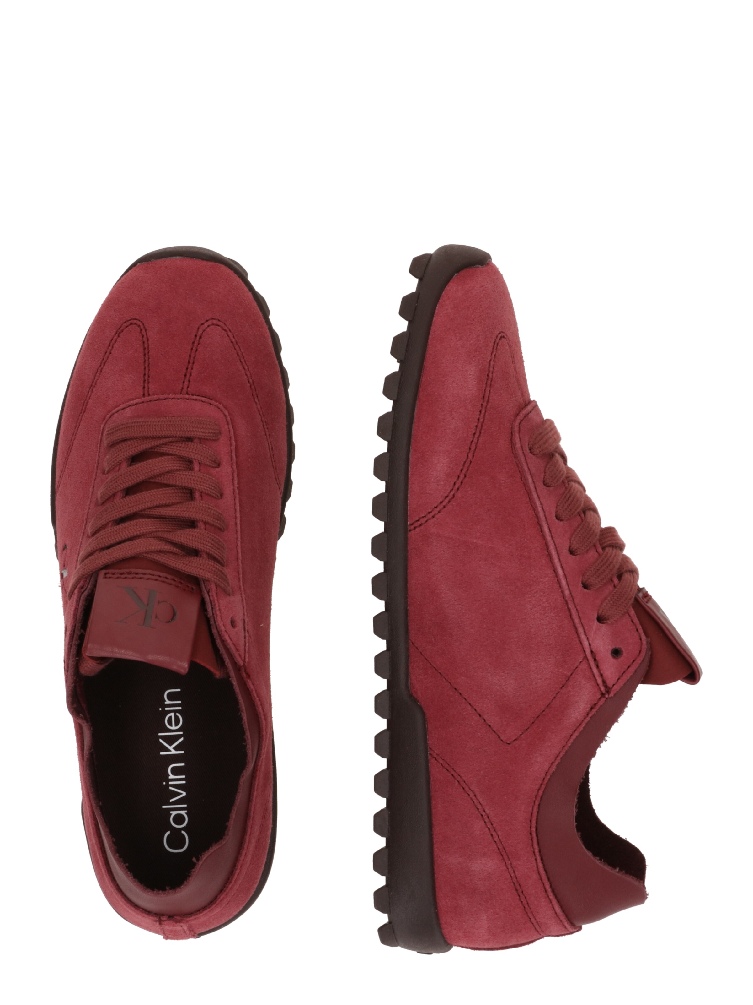 Baskets basses Calvin Klein en rouge