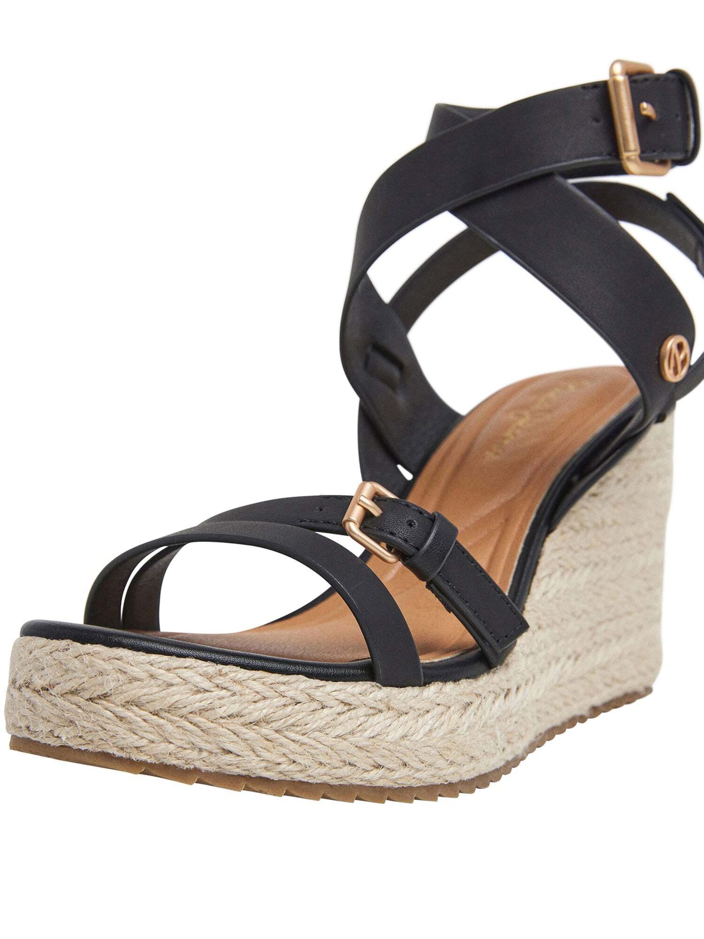 Sandales à lanières Pepe Jeans en noir