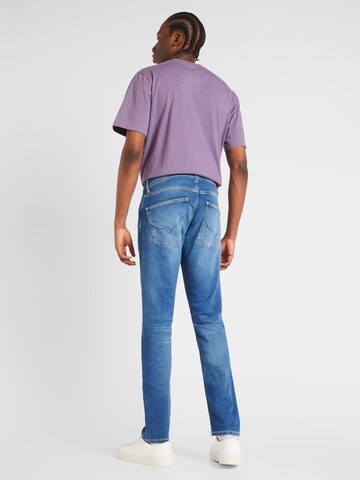 Slimfit Jeans 'GYMDIGO' de la Pepe Jeans pe albastru