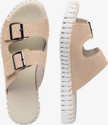 ILSE JACOBSEN Mules 'TULIP' in Beige