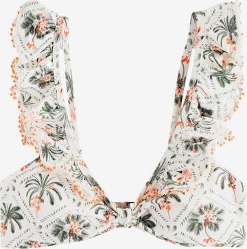 NextBalkonet Bikini gornji dio - bež boja: prednji dio