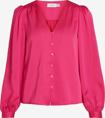 VILA Blouse in Roze: voorkant