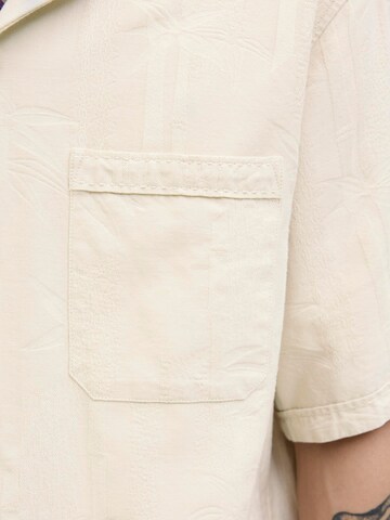 JACK & JONES Comfort fit Overhemd 'JPRBLULUKE' in Wit
