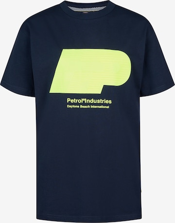 Petrol Industries Shirt 'Seapearl' in Blauw: voorkant