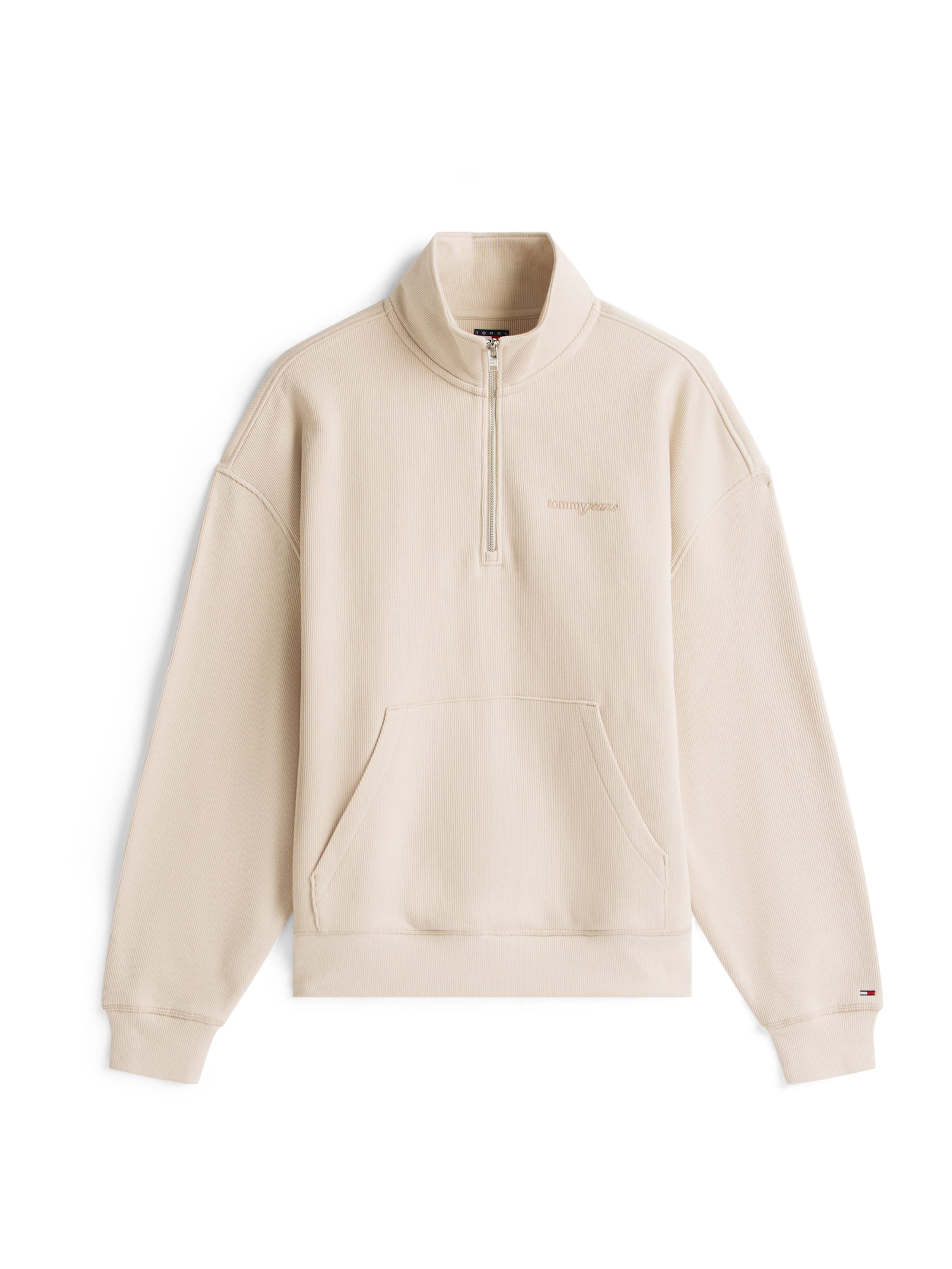 Tommy Jeans - Sweatshirt '90S' em bege: frente