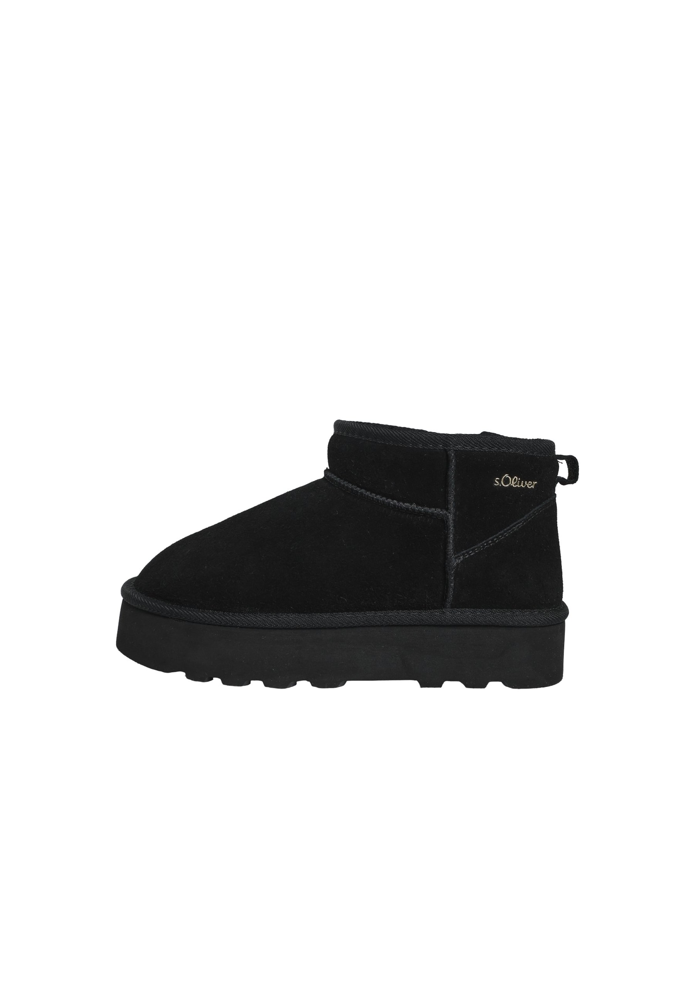 Boots s.Oliver en noir : devant