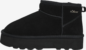 Boots s.Oliver en noir : devant