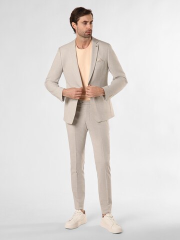 Finshley & Harding London Slim fit Suit 'Brixdon' in Beige