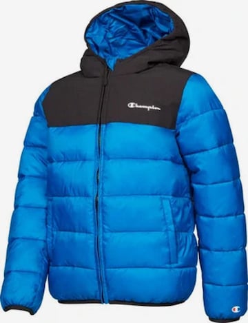 Champion Authentic Athletic Apparel Winter Jacket in Blue: front