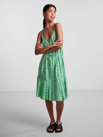 PIECES Summer Dress 'Nya' in Green