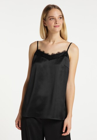 DreiMaster Klassik Top in Black: front