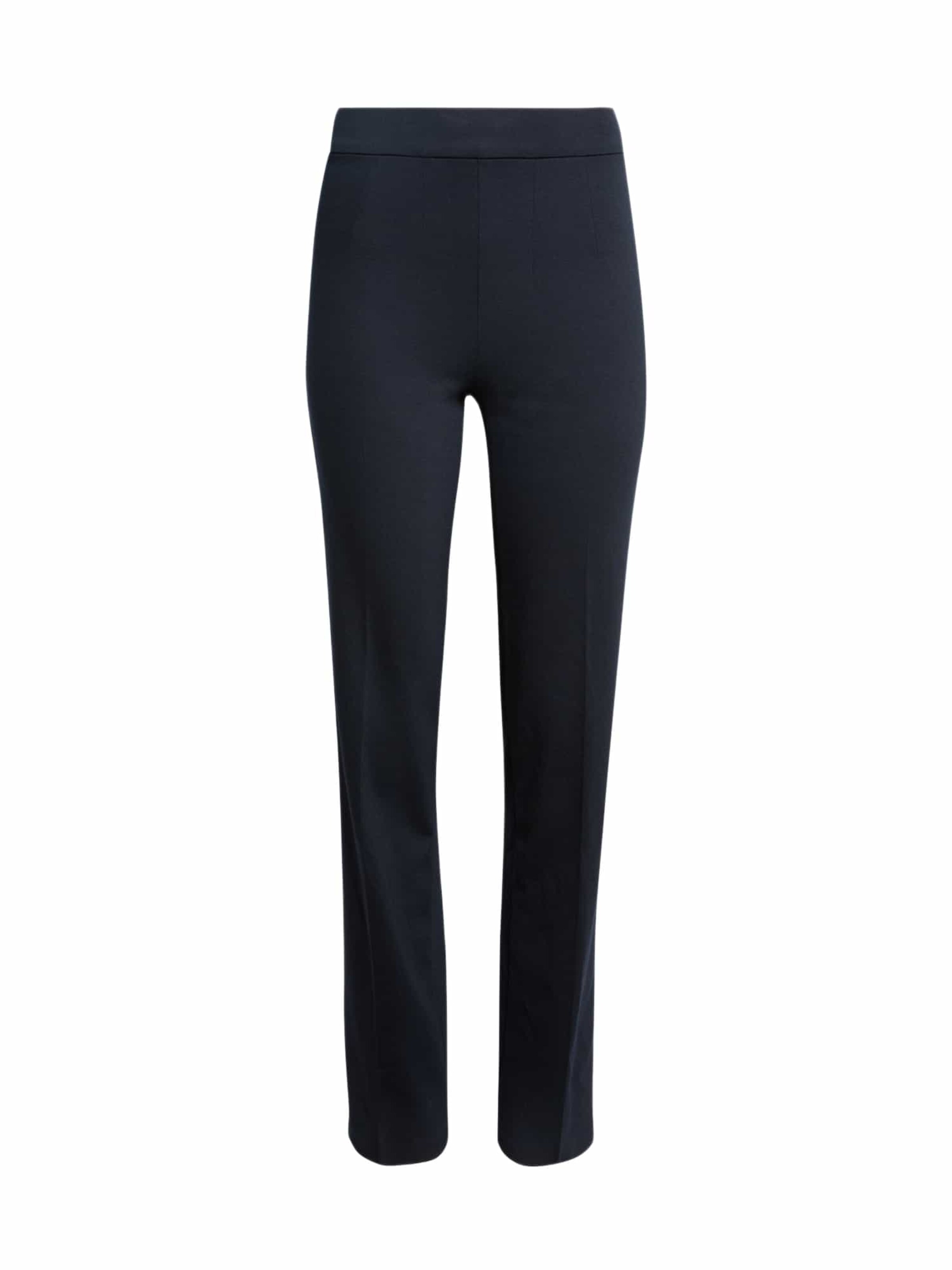 Regular Pantalon à plis Marks & Spencer en noir : devant