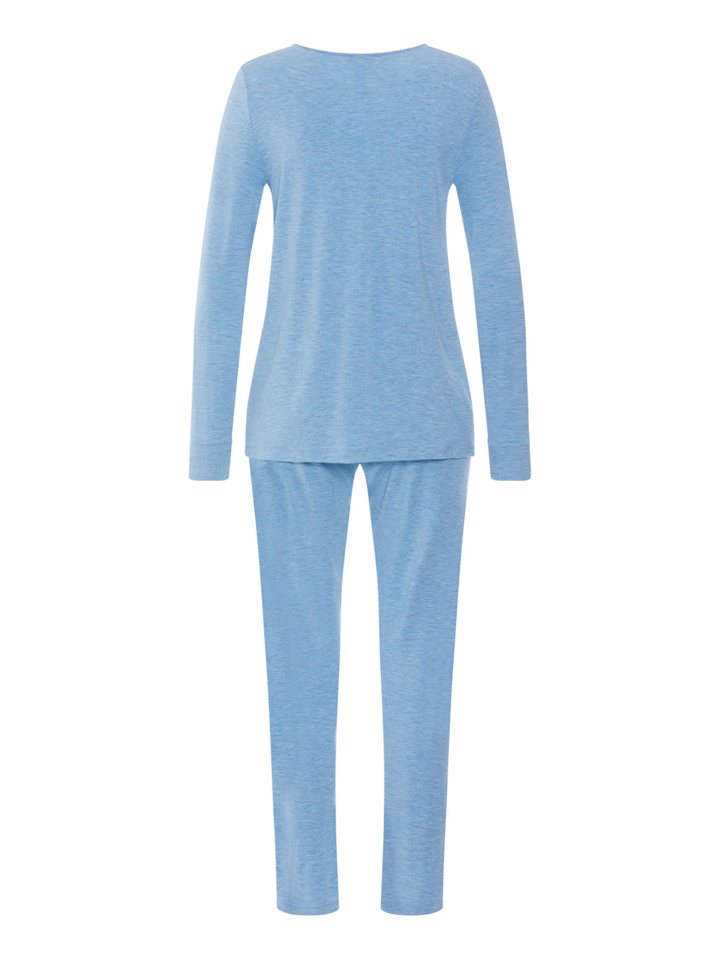 Pyjama ' Natural Elegance ' Hanro en bleu