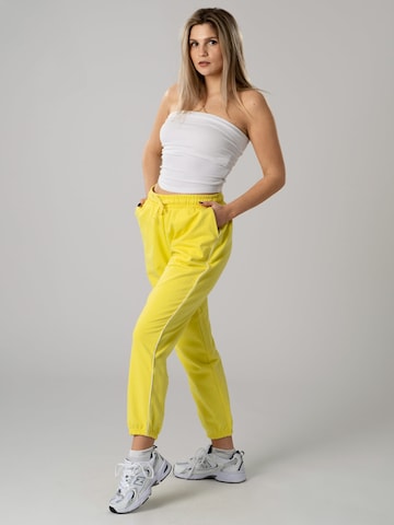 PANTONECLO Regular Trousers 'Pantoneclo Women's Trousers' in Yellow