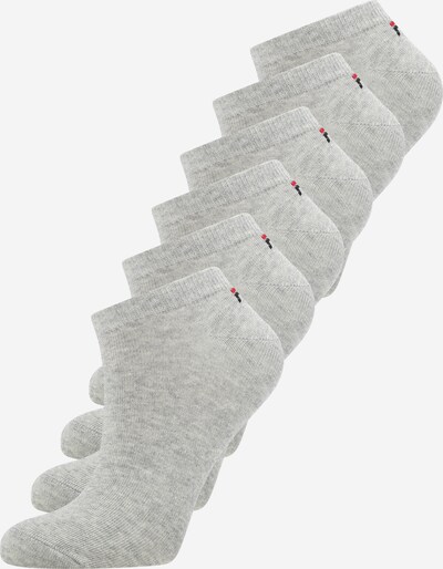 FILA Socken in navy / graumeliert / rot, Produktansicht
